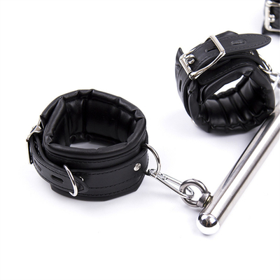Bar del polso della caviglia Ritenuta di schiavitù Con collo Collare Fetish SM Gambe Manette Manette Manette Spreader Bar