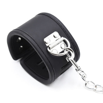 BDSM Bondage Manette in pelle Set di ritenuta regolabile Bondage Manette per caviglie Giochi di coppia Prodotti sessuali