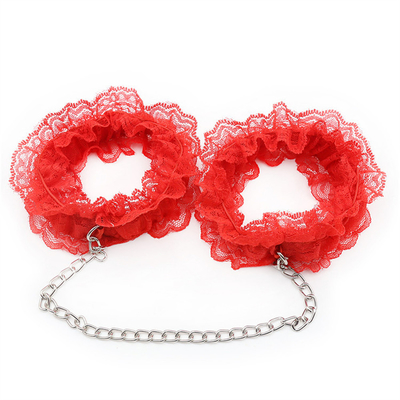 6 Pcs rilascio formazione SM prodotti pizzo manette caviglia mutandine capezzolo adesivo giochi sessuali schiavitù femminile vincoli Bsdm