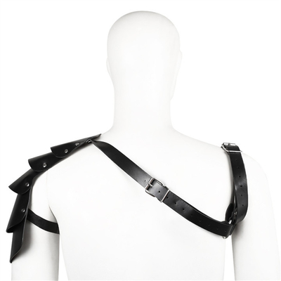 Arnesi da cosplay in pelle in PU, cintura da spalla da guerriero vichingo, costume da cavaliere, accessori rinascimentali, gotico