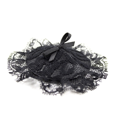 Patch di cuoio pizzo nero PU sexy copertina del capezzolo Pastes del seno salute sessuale Bowknot SM copertina del capezzolo