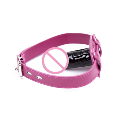 SM Adult Erotica Dildo Mouth Plugs Dildos lunghi neri Per il sesso Bocca aperta Bondage Gag Prodotti alternativi per adulti Erotica M