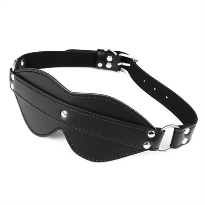 BDSM Maschera per gli occhi Bondage PU cuoio SM Gioco di gioco Sexy bend per gli uomini