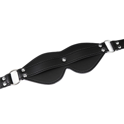 BDSM Maschera per gli occhi Bondage PU cuoio SM Gioco di gioco Sexy bend per gli uomini