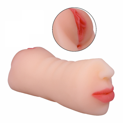 Prodotti per adulti maschio doppio buco bocca lingua denti Yin sesso doppia testa macchina del sesso orale aeromobile tazza macchina della masturbazione