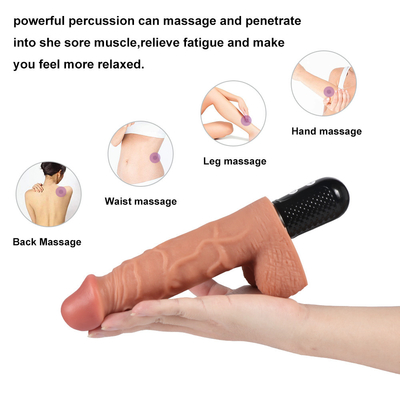 Corpo sicuro vero pene vibrante giocattoli sessuali dildo elettrico per donne