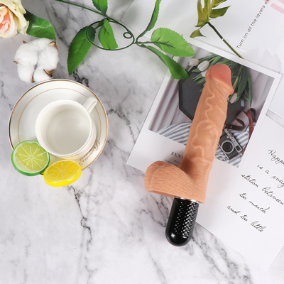 Corpo sicuro vero pene vibrante giocattoli sessuali dildo elettrico per donne