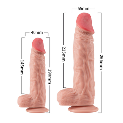 Vendita calda 20 cm pene in PVC artificiale per donne masturbazione con forte tazza di aspirazione realistico enorme nero dildo sex toy