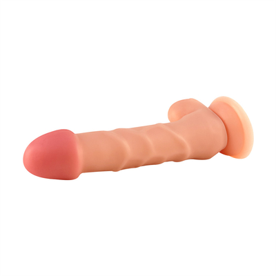 Software di alta qualità all'esterno duro all'interno pene di silicone artificiale sesso adulto enorme dildo