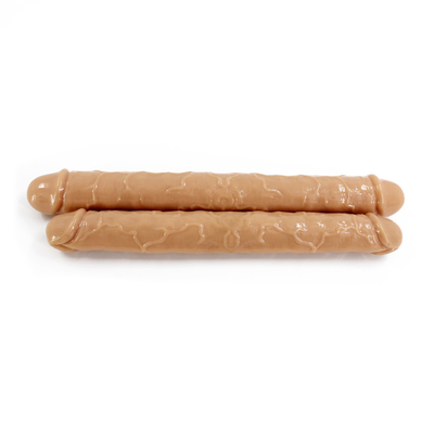 Xese Best Seller Immensi doppi teste medicali TPE di alta qualità giocattoli sessuali lesbiche grossi dildo realistici per donne