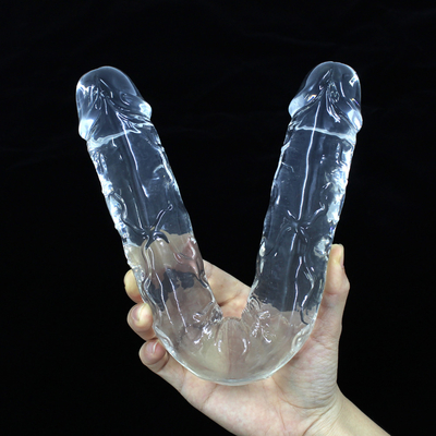 Xese Best Seller Immensi doppi teste medicali TPE di alta qualità giocattoli sessuali lesbiche grossi dildo realistici per donne