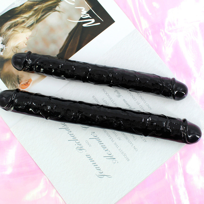 Xese Best Seller Immensi doppi teste medicali TPE di alta qualità giocattoli sessuali lesbiche grossi dildo realistici per donne