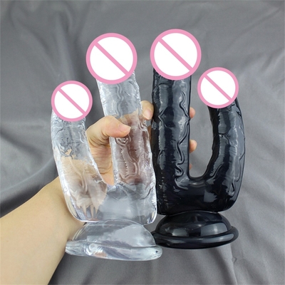 Nuovo prodotto giocattoli sessuali per adulti funghi dildo a doppia testa per donne
