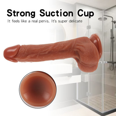 10 modalità 9.6 "vibratore dildo di spinta, dildo vibranti realistici telecomandati