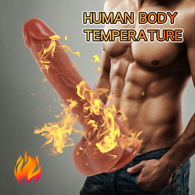 10 modalità 9.6 "vibratore dildo di spinta, dildo vibranti realistici telecomandati