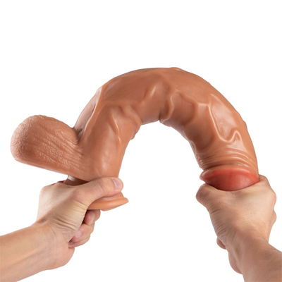 Nuovo rilascio Super lungo 10 pollici di alta qualità dildo silicone liquido di gomma artificiale pene di gomma giocattoli sessuali per donne