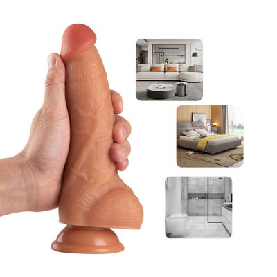 8,5 pollici Realistico PVC Dildo Sex Toy Body Safe Forte ventosa Ultra morbida