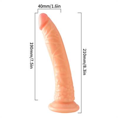 Punto G senza Vibratore Stimulatore del Clitoride per Donne Piacere senza Vibrazioni, Clitore impermeabile senza Vibratore Silicone Realis