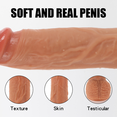 Controllo remoto Dildo Vibratore all'ingrosso Corpo giocattolo sessuale Vibratore sicuro Rotazione realistica Dildo per donne e uomini