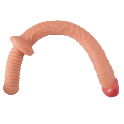 Giocattoli per adulti enormi realistici Dildo all'ingrosso per donna Donne morbide flessibili realistici marrone con all'ingrosso
