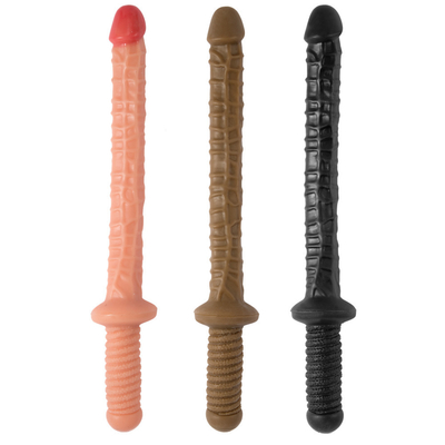Giocattoli per adulti enormi realistici Dildo all'ingrosso per donna Donne morbide flessibili realistici marrone con all'ingrosso