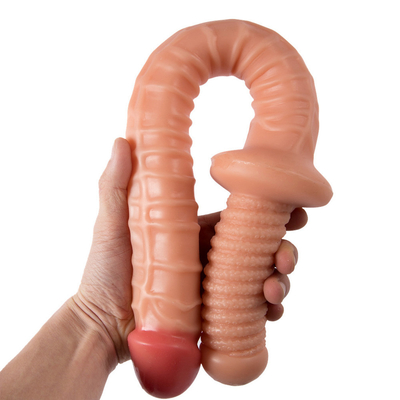Giocattoli per adulti enormi realistici Dildo all'ingrosso per donna Donne morbide flessibili realistici marrone con all'ingrosso
