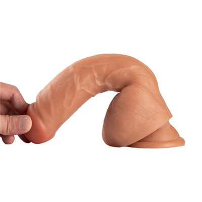 9' Inch Medical PVC Realistic Soft Dildo con Suction Cup Grande grande cazzo per donne Cyber Skin Suction Cup Penis