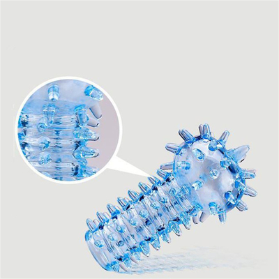 Ingrosso Silicone Manica Blu Anello Sex Toys