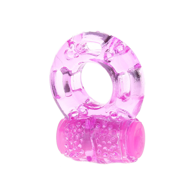 TPE Vibratore di anello del cazzo fissando anello di vibrazione dello sperma per ritardo maschile