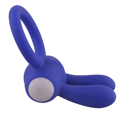 Anello di coniglio Vibratore Anello del pene con perline per stimolazione extra