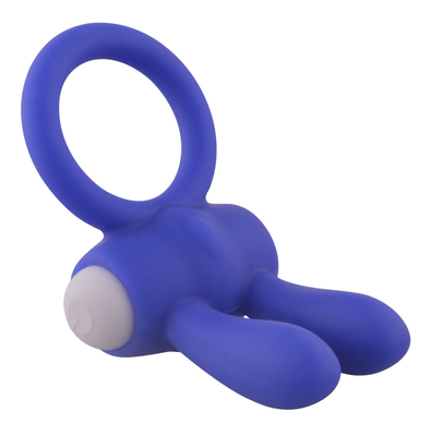 Anello di coniglio Vibratore Anello del pene con perline per stimolazione extra