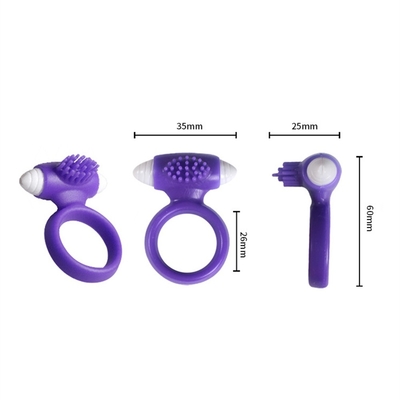 Anello da gallo maschile più duraturo per scuotere anello vibratore per giocattoli sessuali maschili