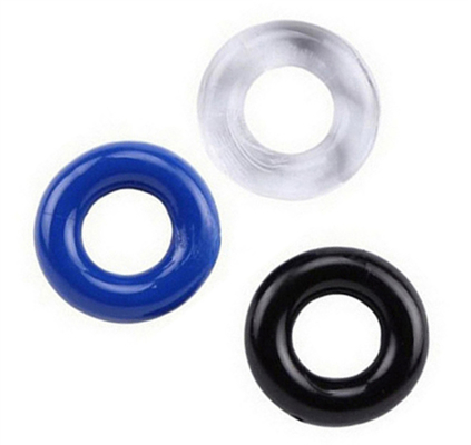 Utili di silicone maschile Colorato Cristallo Blocco Spermatozoide Anello Ritardo Anello Prodotti per adulti divertenti