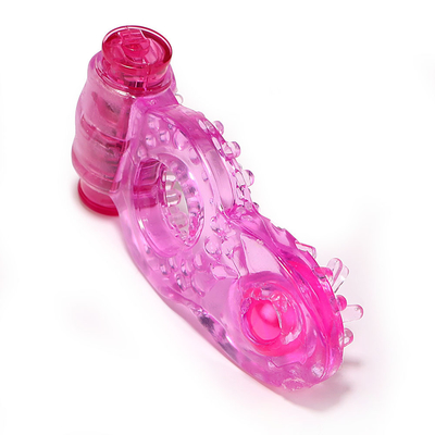 Anello del cazzo Vibratore del pene Anello con perline per la stimolazione extra