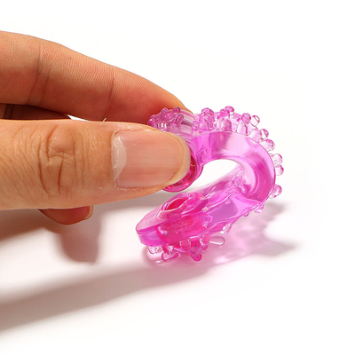 Anello del cazzo Vibratore del pene Anello con perline per la stimolazione extra