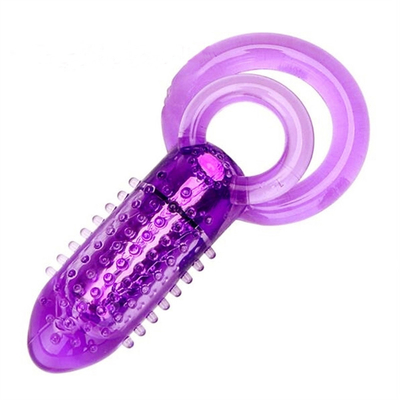 Doppia motrice Mini Vibratore Vibratore per il dito Clitoride Anal Pussy Donne Adulte