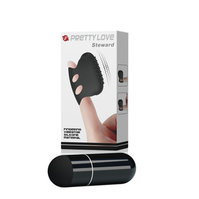 Giocattoli di masturbazione femminile di alta qualità Interfinger amante Vibratore femminile per le dita Sex Toys