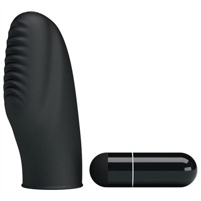 Giocattoli di masturbazione femminile di alta qualità Interfinger amante Vibratore femminile per le dita Sex Toys