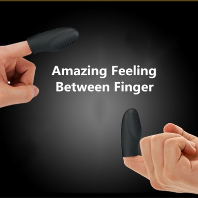 Giocattoli di masturbazione femminile di alta qualità Interfinger amante Vibratore femminile per le dita Sex Toys