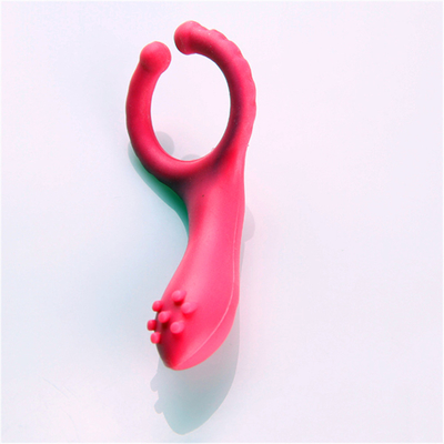 Migliori giocattoli di vendita del sesso che vibrano i morsetti del capezzolo con il vibratore del punto G per le donne