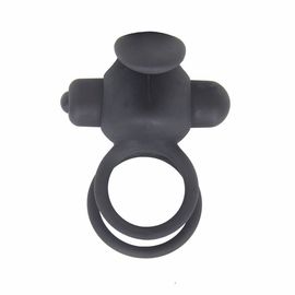 Il sesso di Ring Vibrator Male Penis Set del gallo del pene di vibrazione delle 10 velocità gioca nero