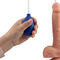 Vibratore ricaricabile di USB che schizza il giocattolo femminile del sesso del masturbatore del dildo