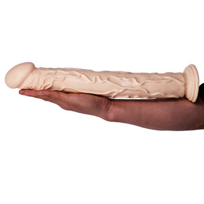 Dildo mostruoso realistico spesso flessibile realistico da 15 pollici con forte ventosa