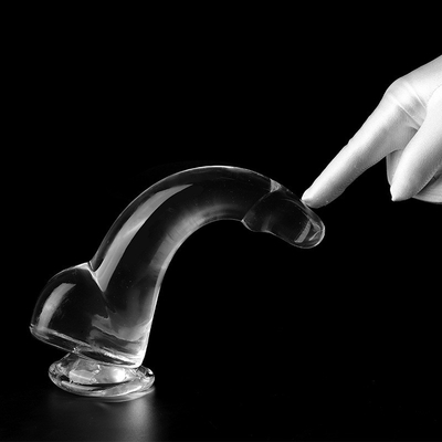 Tazza trasparente a 8,6 pollici di aspirazione di Toy Big Thick Dildo With del sesso del dildo