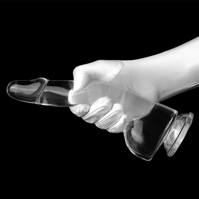 Tazza trasparente a 8,6 pollici di aspirazione di Toy Big Thick Dildo With del sesso del dildo