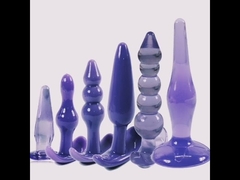 Plug anale, Plug anale, 6 pezzi per uomo e donna, Palline anali, Giocattoli per stimolatore della prostata, Giocattoli anali, Giocattoli per sesso anale, Set di tappi in silicone per testa a testa, Plug anali, Giocattoli sessuali, Giocattoli per adulti, G
